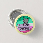Authentisches Abrosexual Button (Vorne & Hinten)