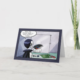 Authentisches Dracula-Make-up Karte