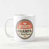 Authentisches Grampa ein wirklicher Klassiker Kaffeetasse (Links)