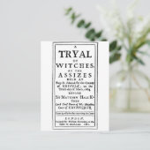 Authentisches Hexenmeisterposter Postkarte (Stehend Vorderseite)