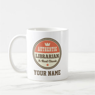 Authentisches Librarian Funny Personalisiert Kaffeetasse