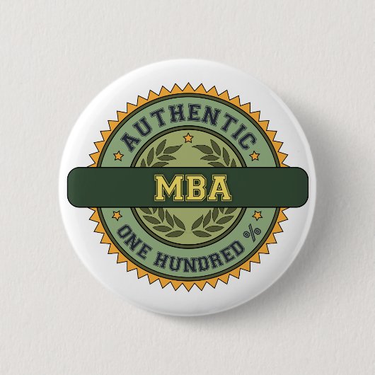 Authentisches MBA Button (Vorderseite)