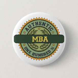 Authentisches MBA Button