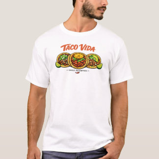 Authentisches Mexikanisches Straßentacos Grafik T- T-Shirt