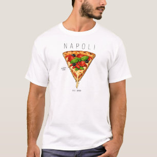 Authentisches Neapolitaner Pizza-Grafik-T-Shirt T-Shirt