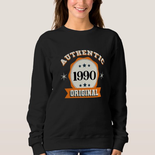 Authentisches Original von 1990 Sweatshirt (Vorderseite)