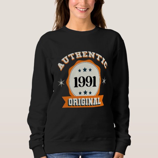 Authentisches Original von 1991 Sweatshirt (Vorderseite)