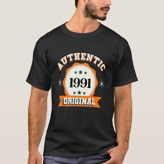 Authentisches Original von 1991 T-Shirt (Vorderseite)