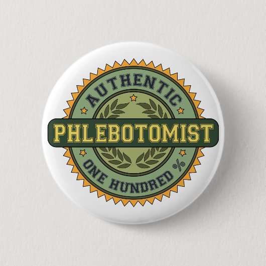 Authentisches Phlebotomist Button (Vorderseite)