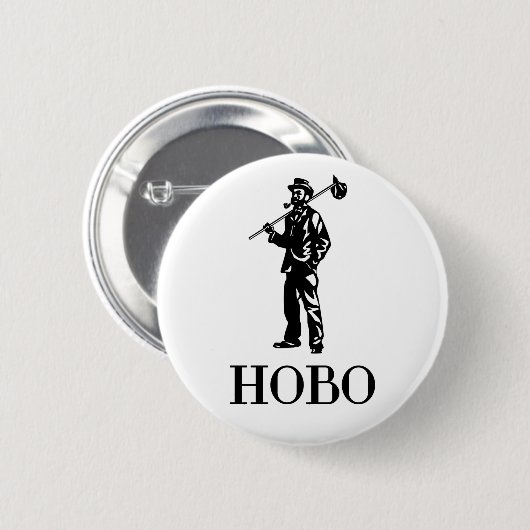 Authentisches Premium-Design des HOBO Button (Vorne & Hinten)