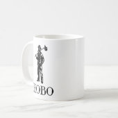 Authentisches Premium-Design des HOBO Kaffeetasse (Vorderseite Links)