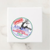 Authentisches Santa Claus Airmail Siegel Geschenkanhänger (Beispiel)