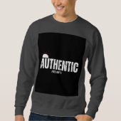 Authentisches Schreibdesign Sweatshirt (Vorderseite)