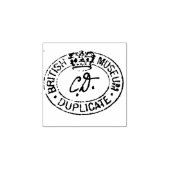 Authentisches Siegel des Vintagen Museums Gummistempel (Prägung)