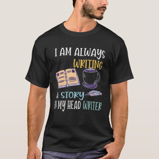 Author Journalist Teacher Writing Content Creator  T-Shirt (Vorderseite)