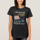Author Journalist Teacher Writing Content Creator  T-Shirt (Vorderseite)