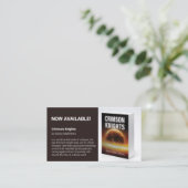 Author Promotional Book Marketing Photo Visitenkarte (Stehend Vorderseite)