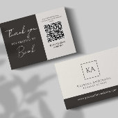 Author QR Code Book Review Request Minimal  Begleitkarte