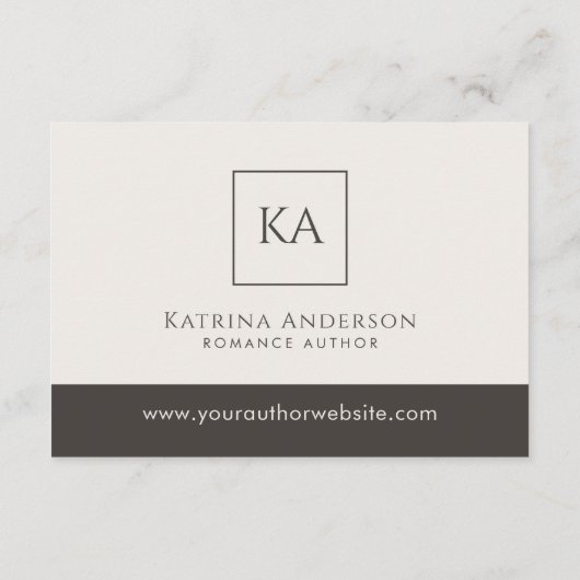 Author QR Code Book Review Request Minimal  Begleitkarte (Rückseite)