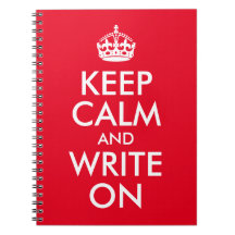 Author Red Keep Calm and Write On