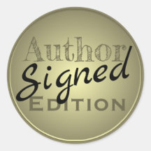 Author Signed Edition. Gold und Schwarz.