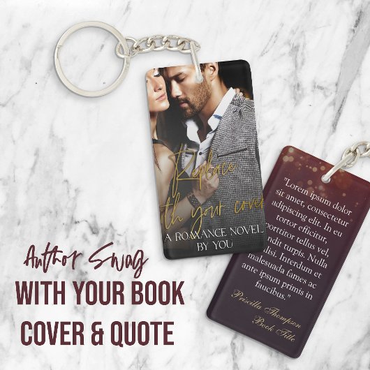 Author Swag Romance Book Cover & Quote Schlüsselanhänger