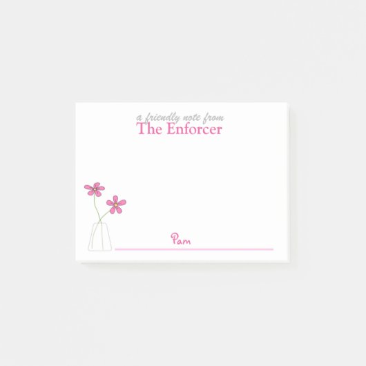 Authoritäts-Post-it-Zettel Post-it Klebezettel (Vorderseite)