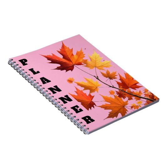 Authumn leaves Spiral Photo Notebook Notizblock (Rechte Seite)