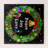 Autisan Christmas Wreath Puzzle (Horizontal)