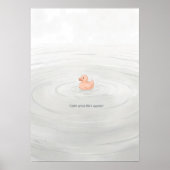  Autism Acceptance - Calm Amid Life’s Ripples  Poster (Vorne)