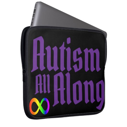 Autism All Along Laptopschutzhülle (Vorne Rechts)