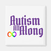 Autism All Along Magnet (Vorne)