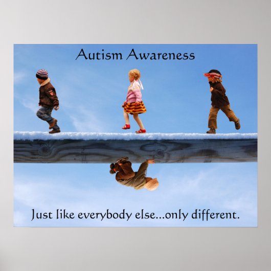 Autism Awareness2 24 x 18 Poster (Vorne)