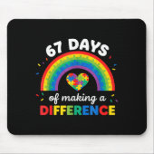 Autism Awareness 67 Days Of Making A Difference 6  Mousepad (Vorne)