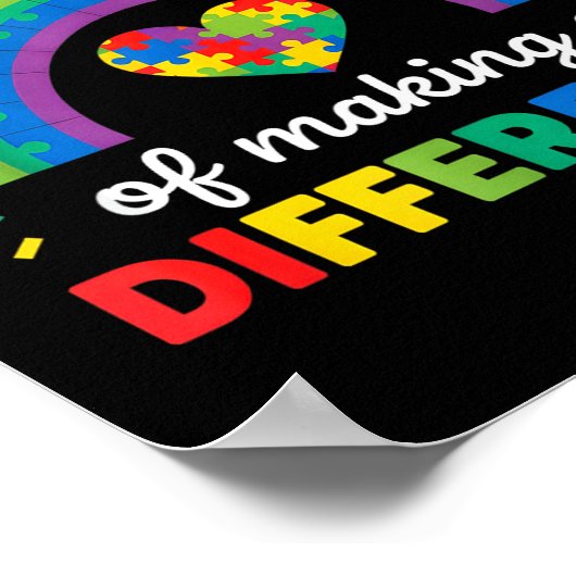 Autism Awareness 67 Days Of Making A Difference 6  Poster (Ecke)