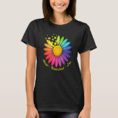 Autism Awareness Accept Understand Love ASD Rainbo T-Shirt (Vorderseite)