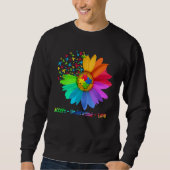 Autism Awareness Accept Understand Love Autism Mo Sweatshirt (Vorderseite)