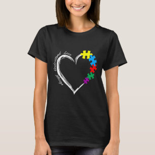 Autism Awareness Accept Understand Love Heart T-Shirt