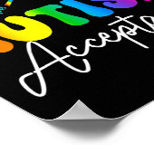 Autism Awareness Acceptance Infinity Symbol Advoca Poster (Ecke)