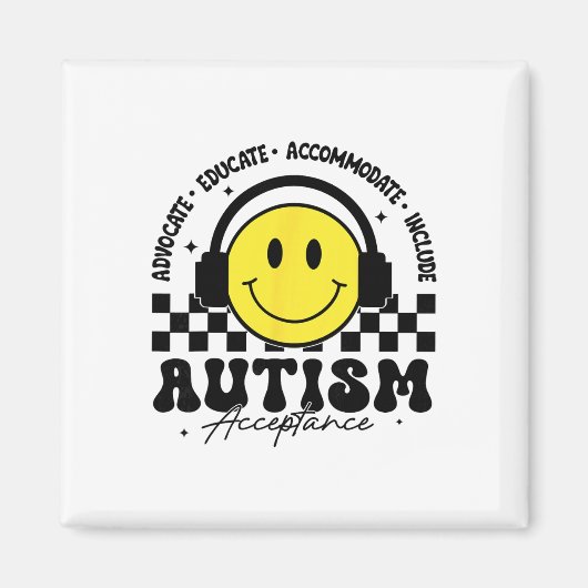 Autism Awareness Acceptance Special Education Teac Magnet (Vorne)