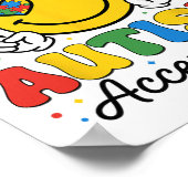 Autism Awareness Acceptance Special Education Teac Poster (Ecke)