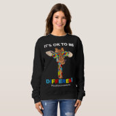 Autism Awareness Acceptance Women Kid Its Ok To Be Sweatshirt (Vorne ganz)