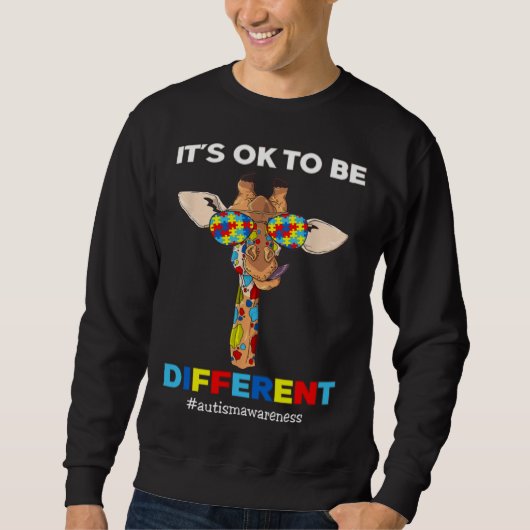 Autism Awareness Acceptance Women Kid Its Ok To Be Sweatshirt (Vorderseite)