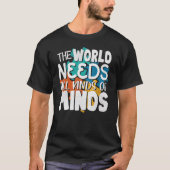 Autism Awareness All Kinds Of Minds Autistic Suppo T-Shirt (Vorderseite)