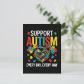 Autism awareness ankündigung (Stehend Vorderseite)