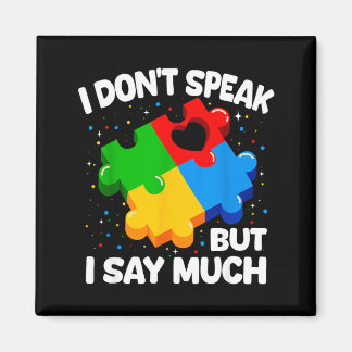 Autism awareness asperger syndrome puzzle kids men magnet