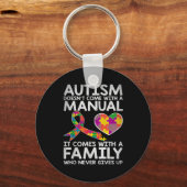 Autism awareness autism doesn't come with a manual schlüsselanhänger (Vorderseite)