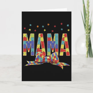 Autism Awareness Autism Mama Accept Love Puzzle Co Karte