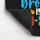 Autism Awareness Autism Squad Support Awesome Boys Mousepad (Ecke)