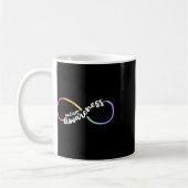 Autism Awareness Autistic Acceptance Rainbow Infin Kaffeetasse (Links)